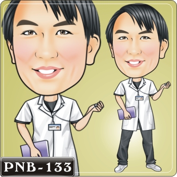 男生人像Q版漫畫 PNB-133